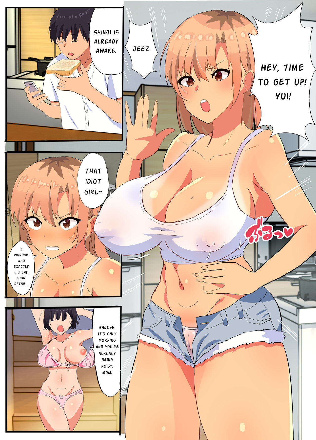 Hentai Manga Comic-~NTR Family~ The story of a strong-willed mother who cares about her family, and her fall into the hands of her son's bully friend.-Read-3